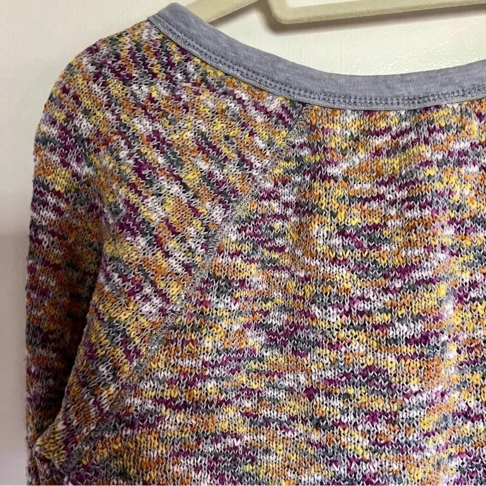 We The Free‎ Multi Colored Knit Sweater Size Large - Picture 7 of 11
